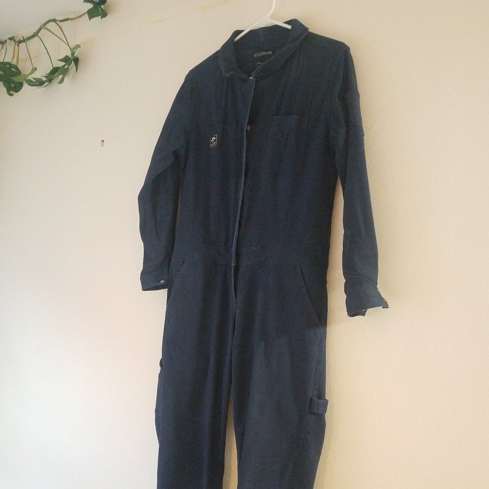 Wildfang Coveralls Navy Blue Small